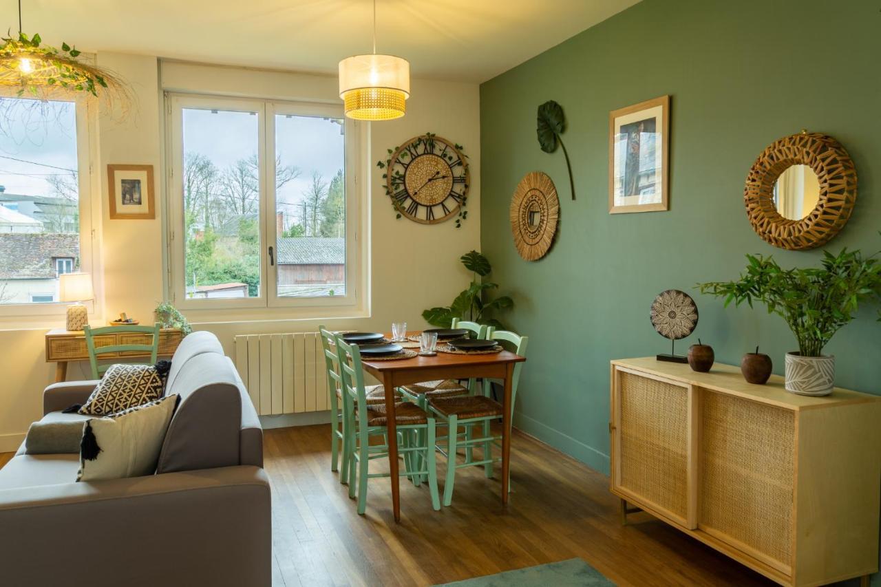 Suite Jungle - Jardin, Netflix Et Parking - Le Manoir Aux Pommes Orbec Exteriör bild